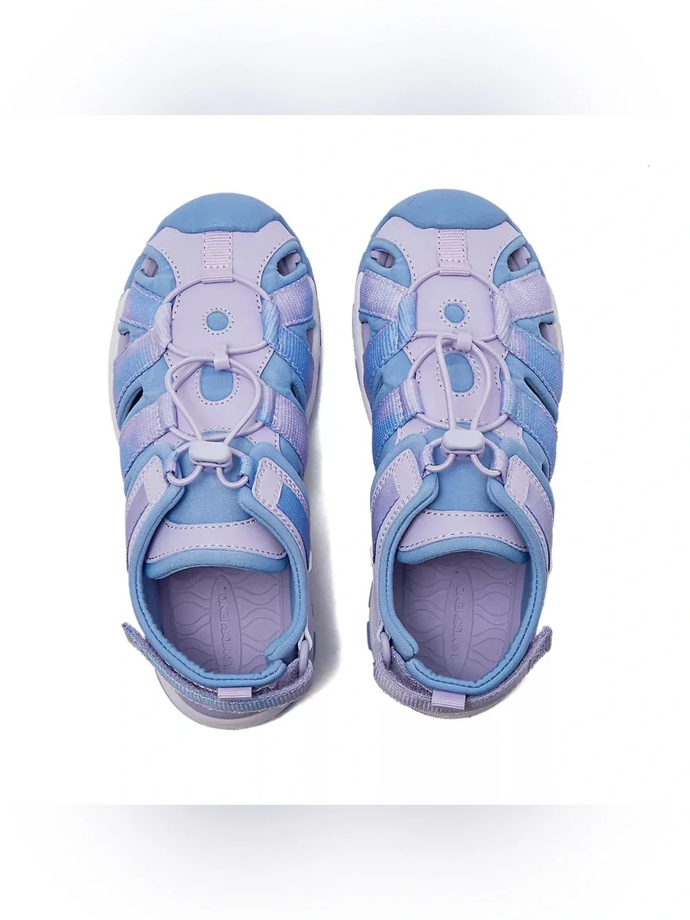 NWT! Lands End Kids All Weather Closed Toe Sandals, size 4 Youth/ Womens 6